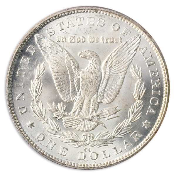 1880-CC Morgan $1 PCGS MS65