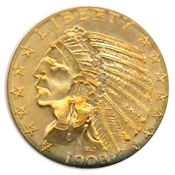 1908 $5 Indian NGC MS65 CAC 1908 $5 Indian NGC MS65 CAC