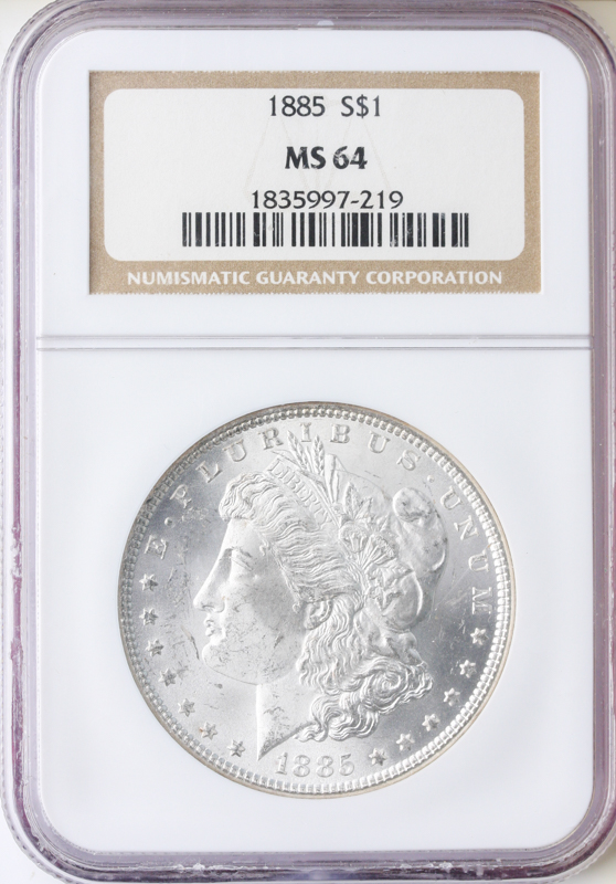 1885 MORGAN $ NGC
