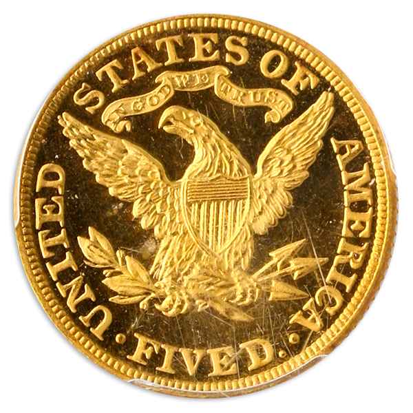 1899 $5 Liberty PCGS PR65+ Deep Cameo CAC 1899 $5 Liberty PCGS PR65+ Deep Cameo CAC