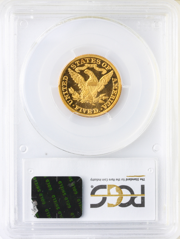 1899 $5 Liberty PCGS PR65+ Deep Cameo CAC 1899 $5 Liberty PCGS PR65+ Deep Cameo CAC