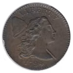 1794 Flowing Hair Cent S-22 PCGS MS65 Brown CAC +