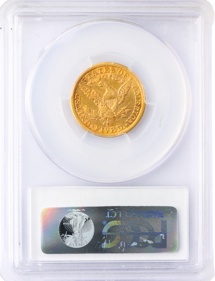 1881-CC $5 Liberty PCGS AU55 CAC