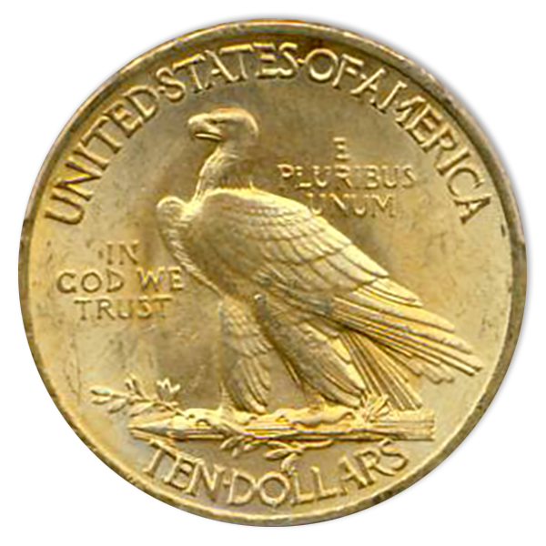 1908 $10 Indian With Motto PCGS MS64 CAC 1908 $10 Indian With Motto PCGS MS64 CAC
