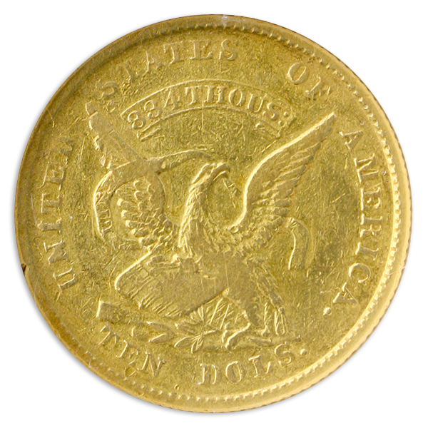 1852 $10 Humbert NCG XF40 1852 $10 Humbert NCG XF40