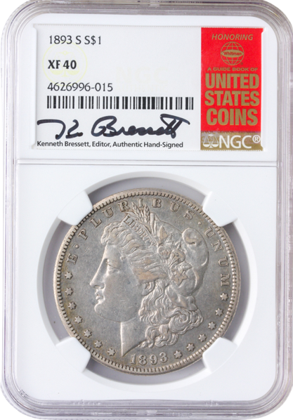 1893-S Morgan $1 NGC XF40