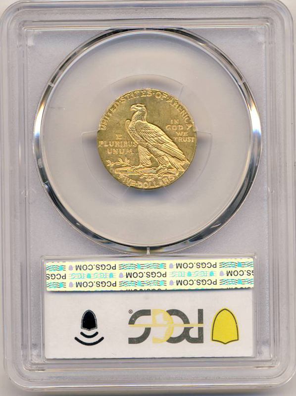 1911-S $5 Indian PCGS MS63 CAC