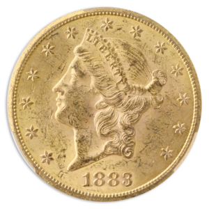 1883-CC $20 Liberty CACG MS61