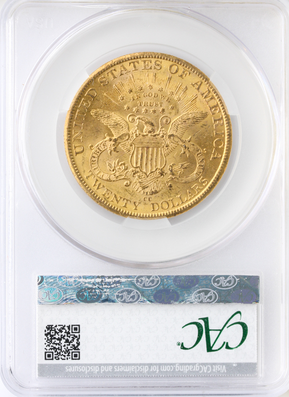 1883-CC $20 Liberty CACG MS61