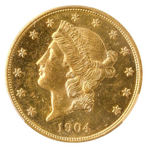 1904 $20 Liberty CAC MS62 Proof Like 1904 $20 Liberty CAC MS62 Proof Like