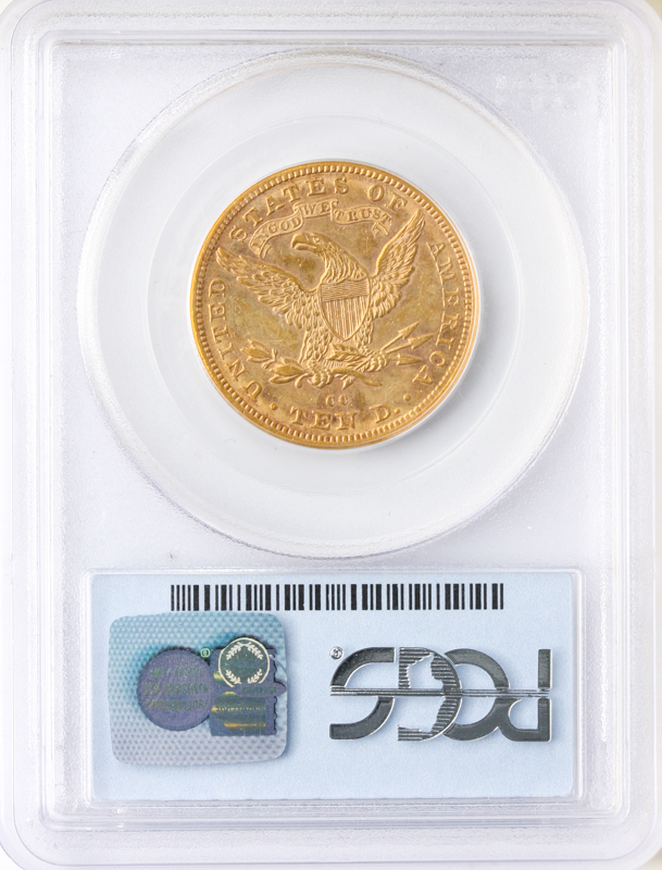 1882-CC $10 Liberty PCGS AU55