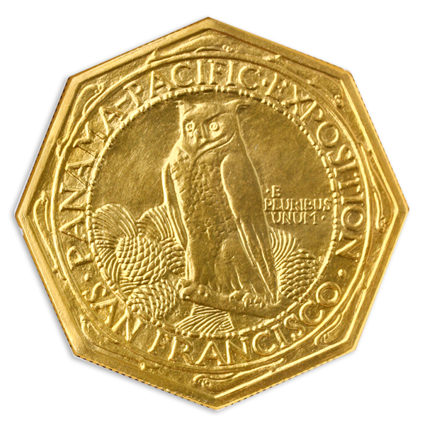 1915-S Panama Pacific $50 Octagonal NGC MS65 CAC