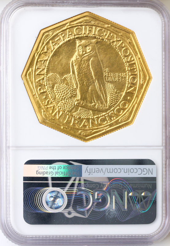 1915-S Panama Pacific $50 Octagonal NGC MS65 CAC