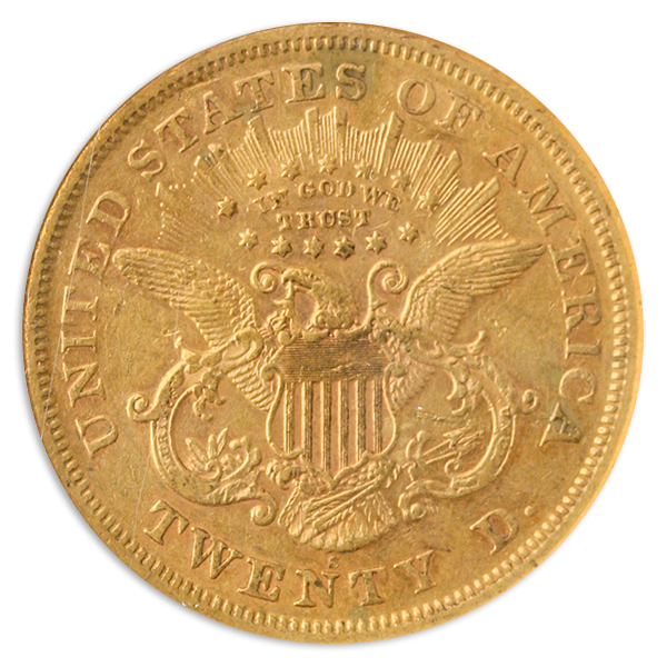 1870-S $20 Liberty NGC XF45 1870-S $20 Liberty NGC XF45