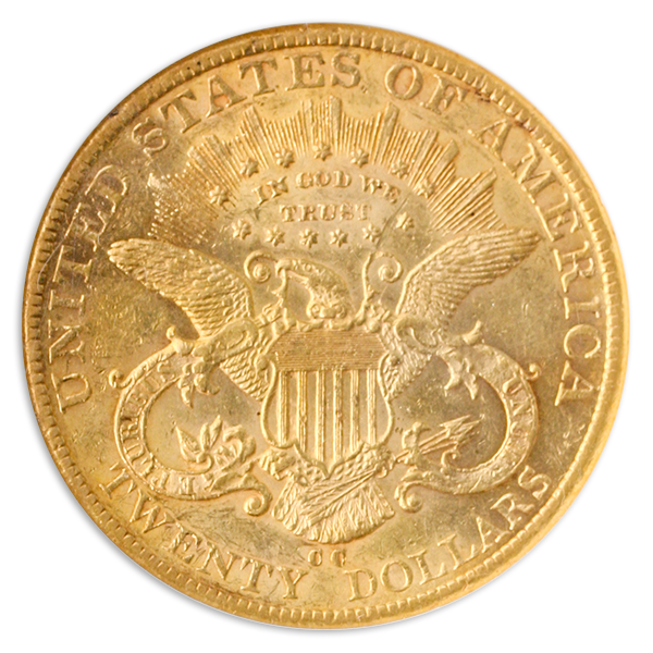 1885-CC $20 Liberty NGC AU55 CAC