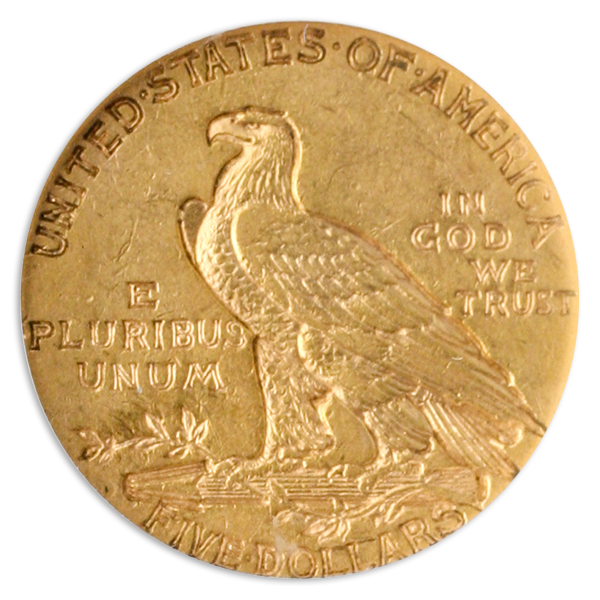 1911-D $5 Indian Gold Coin NGC About Uncirculated 53(AU53) 1911-D $5 Indian Gold Coin NGC About Uncirculated 53(AU53)