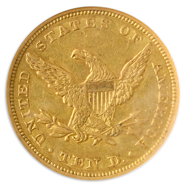 1846 $10 Liberty NGC AU3