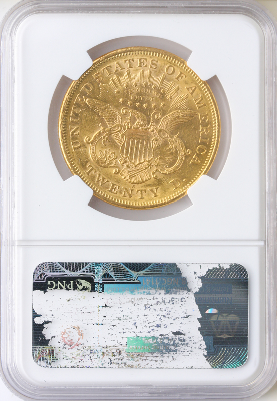 1874-S $20 Liberty NGC AU55 CAC 1874-S $20 Liberty NGC AU55 CAC