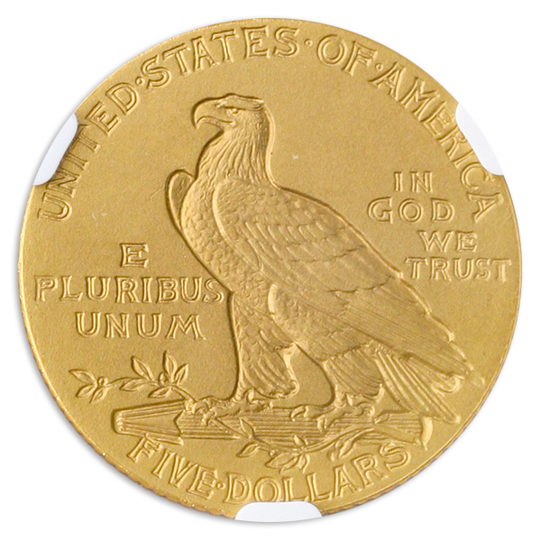 1908 $5 Indian NGC PR66 CAC