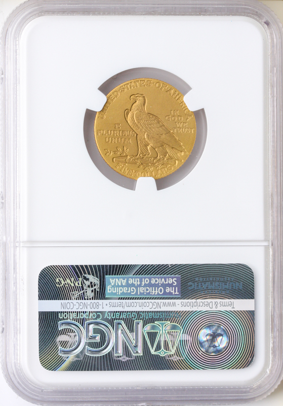 1908 $5 Indian NGC PR66 CAC