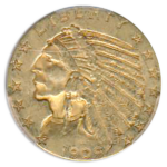 1909-O $5 Indian PCGS AU50 CAC