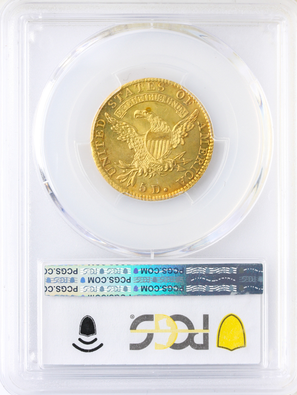 1820 $5 Capped Bust Square 2 PCGS MS63 CAC 1820 $5 Capped Bust Square 2 PCGS MS63 CAC