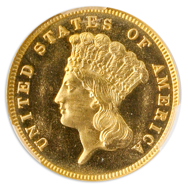 1888 $3 GOLD CACG PR66 CAMEO 1888 $3 GOLD CACG PR66 CAMEO