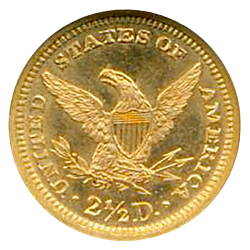 1882 $2.50 Liberty NGC MS66 CAC