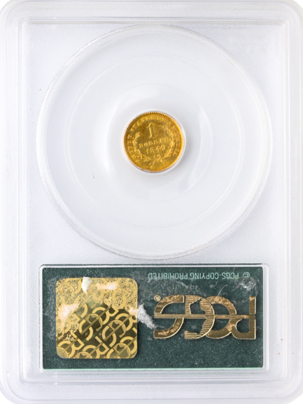 $1 GOLD 1849 TY1 PCGS $1 GOLD 1849 TY1 PCGS