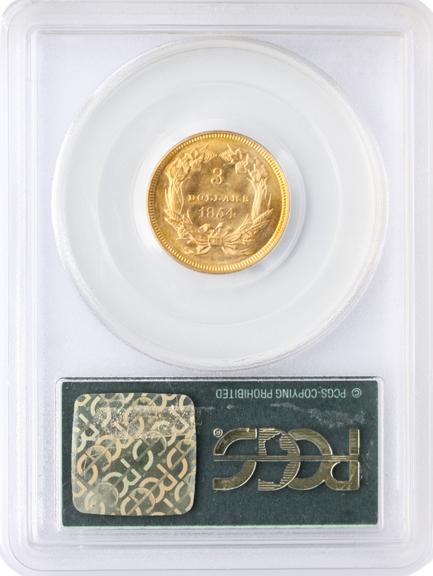 $3 GOLD 1854 PCGS $3 GOLD 1854 PCGS