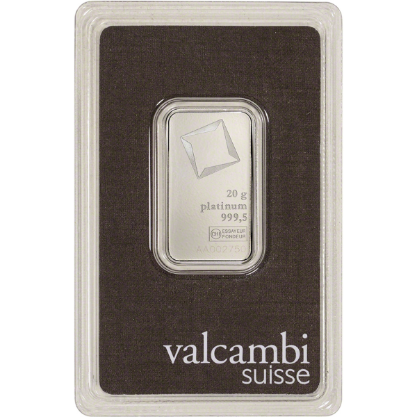 20 Gram Platinum Bar 20 Gram Platinum Bar