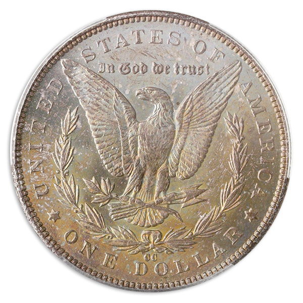 1892-CC Morgan $1 CACG MS65