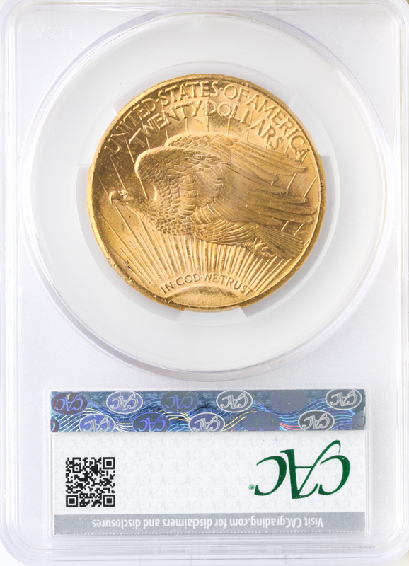 1927 $20 Saint Gaudens CACG MS66