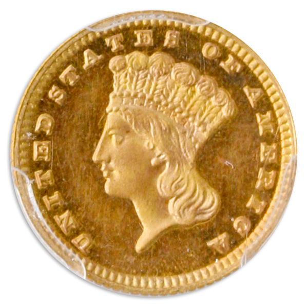 1881 $1 Gold Type III PCGS PR64 CAMEO CAC 1881 $1 Gold Type III PCGS PR64 CAMEO CAC