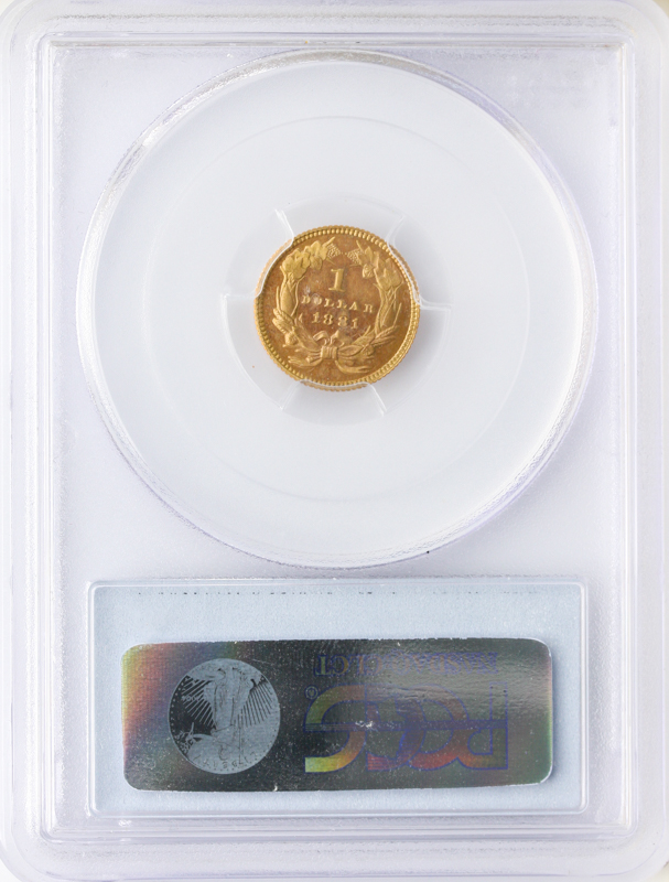 1881 $1 Gold Type III PCGS PR64 CAMEO CAC 1881 $1 Gold Type III PCGS PR64 CAMEO CAC