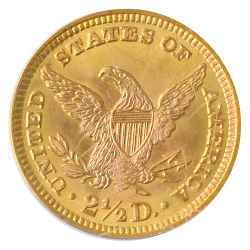 1902 $2 1/2 Liberty PCGS MS67 CAC