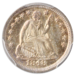 1848-O Seated Liberty Half DIme PCGS MS66 CAC