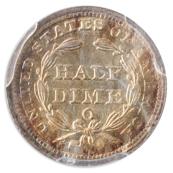 1848-O Seated Liberty Half DIme PCGS MS66 CAC 1848-O Seated Liberty Half DIme PCGS MS66 CAC