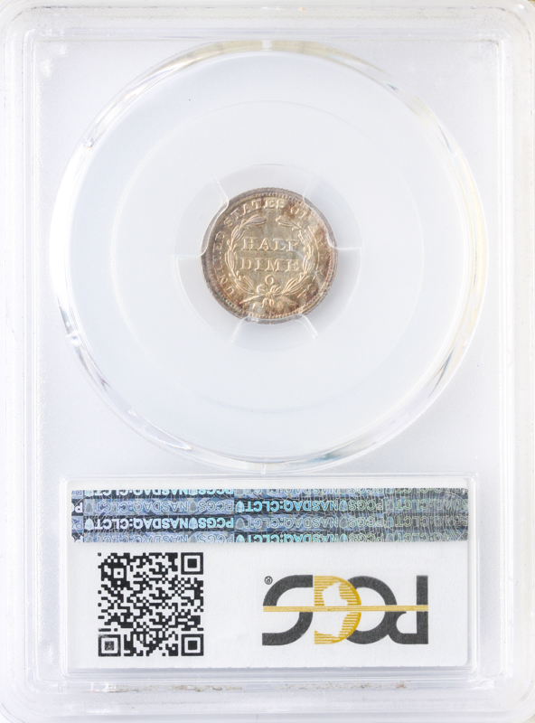 1848-O Seated Liberty Half DIme PCGS MS66 CAC 1848-O Seated Liberty Half DIme PCGS MS66 CAC