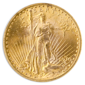 1916-S $20 Saint NGC MS65 CAC
