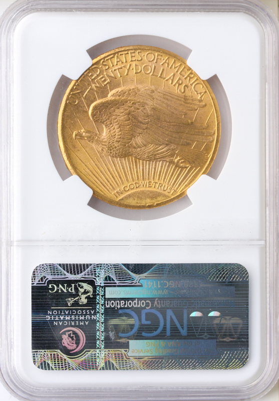 1911-D/D $20 Saint Gaudens NGC MS63 CAC 1911-D/D $20 Saint Gaudens NGC MS63 CAC