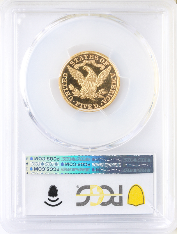 1887 $5 Liberty PCGS PR64 Deep Cameo CAC 1887 $5 Liberty PCGS PR64 Deep Cameo CAC