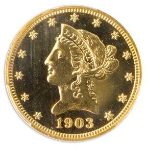 1903 $10 Liberty PCGS PR65 CAC