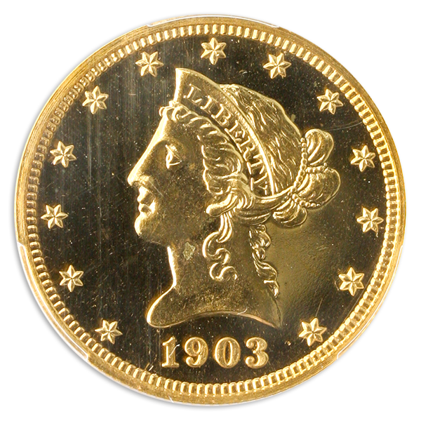 1903 $10 Liberty PCGS PR65 CAC 1903 $10 Liberty PCGS PR65 CAC