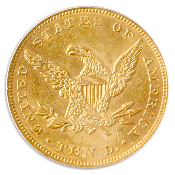 1849 $10 Liberty Gold Eagle PCGS AU55 1849 $10 Liberty Gold Eagle PCGS AU55