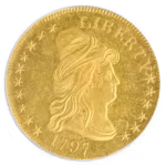 1797 $10 Draped Bust Large Eagle PCGS MS62
