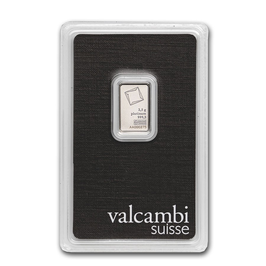 2.5 Gram Platinum Bar 2.5 Gram Platinum Bar