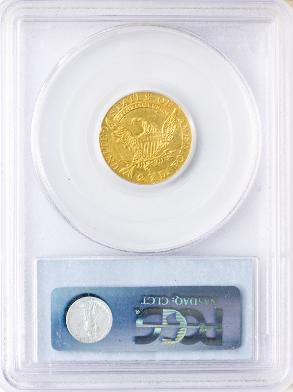 1808 $2 1/2 Capped Bust Quarter Eagle PCGS MS61 1808 $2 1/2 Capped Bust Quarter Eagle PCGS MS61