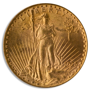 1915-S $20 Saint Gaudens PCGS MS64