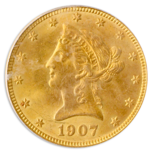 1907 $10 Liberty PCGS MS64 CAC